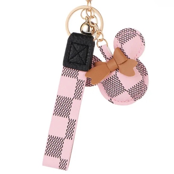 Keychain Minnie Mouse with Bow - Picture 2 of 2